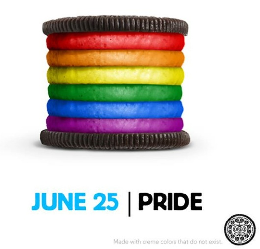 Oreos love gay people?  Sorry, I'm not buying it.